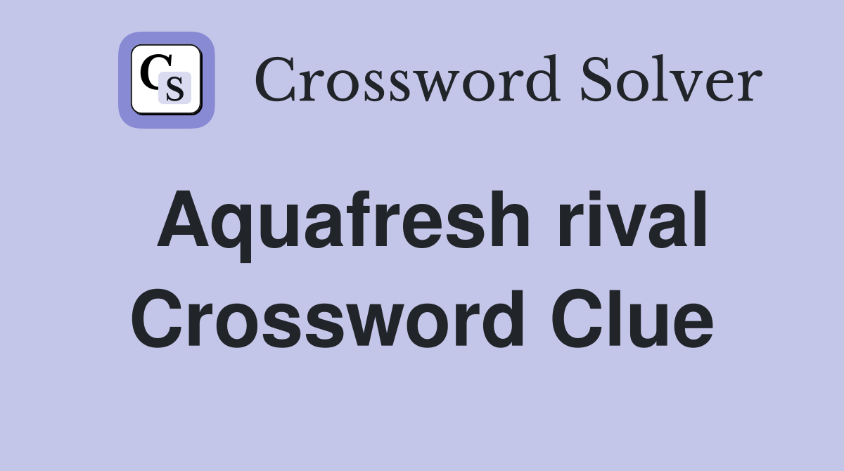 Reebok rival crossword store clue